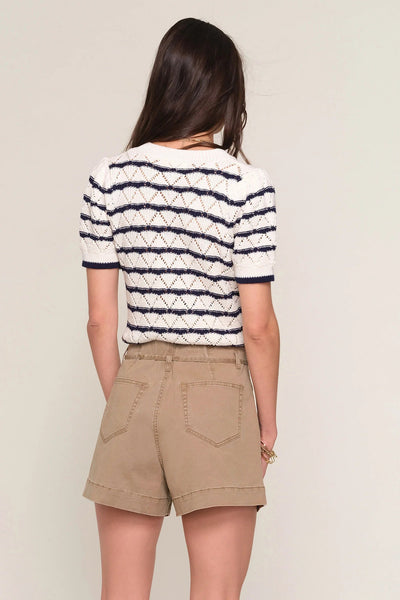tie waist short