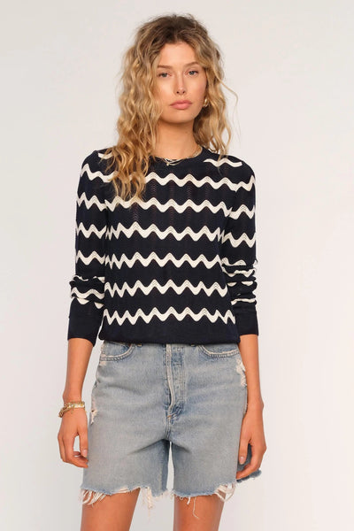 zig stripe sweater