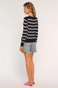 zig stripe sweater