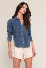 Load image into Gallery viewer, denim twist shirt
