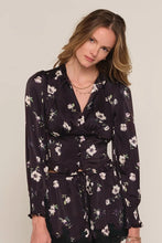 Load image into Gallery viewer, Floral V Neck Blouse
