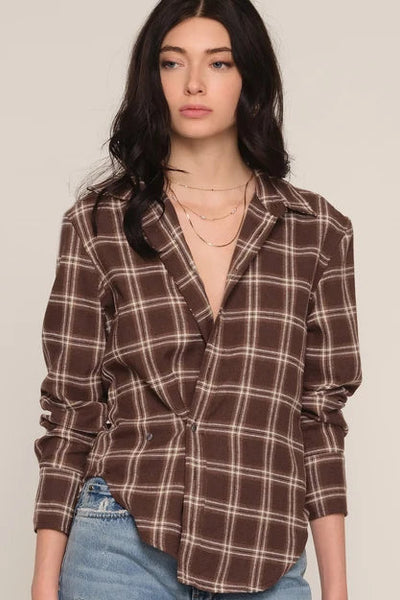 Plaid 2 Way Shirt