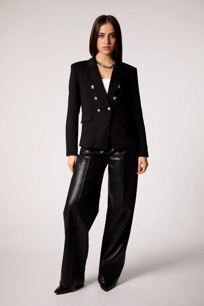 double breasted hoodie blazer