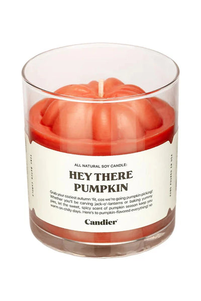 candle - hey pumpkin