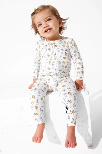 baby convertible footie-milk + cookies
