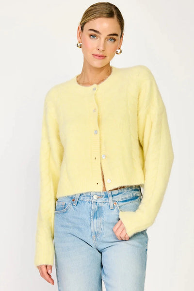 Cable button up cardigan