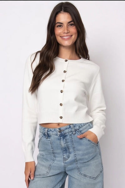 Long sleeve button cardigan