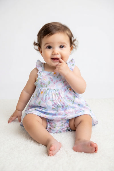 Girls magnolias tunic and bloomer