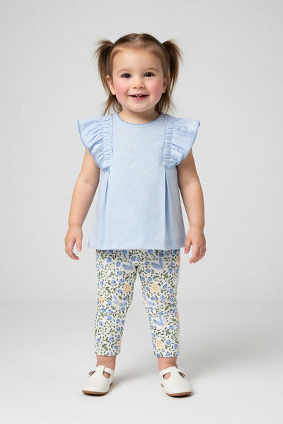 Mini girl floral set