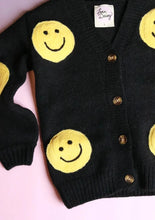 Load image into Gallery viewer, girls smilies cardigan

