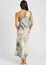 Load image into Gallery viewer, cowl midi print dress
