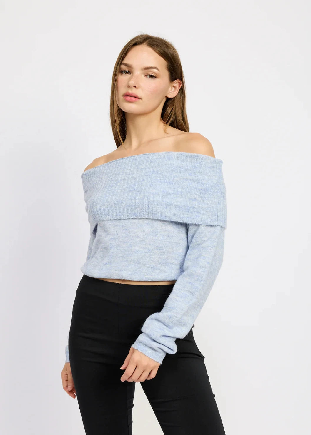 off shoulder sweater