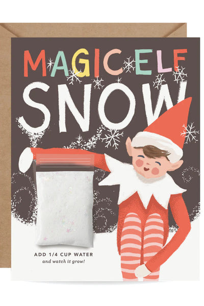 card magic elf snow