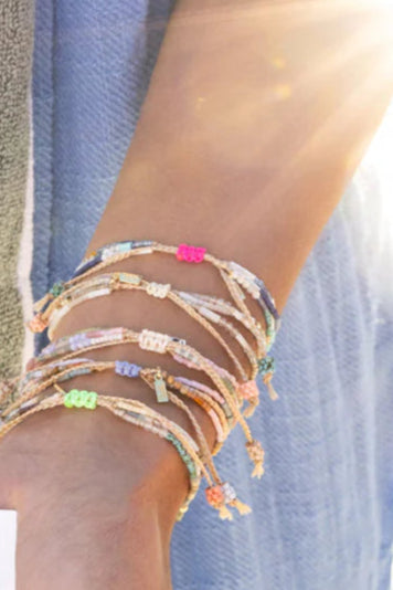 mixed media bracelet optimism