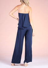 Load image into Gallery viewer, cascade silky strapless jumpsuit
