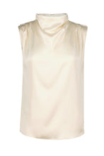 Load image into Gallery viewer, Cowl Neck Cap Sleeve Blouse
