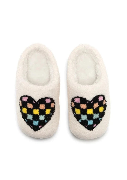 kids heart slipper