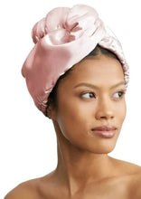 Load image into Gallery viewer, satin wrap hair towel
