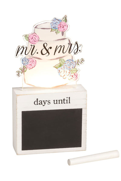 LED wedding countdown