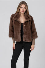Load image into Gallery viewer, Faux Fur Layered Jacket
