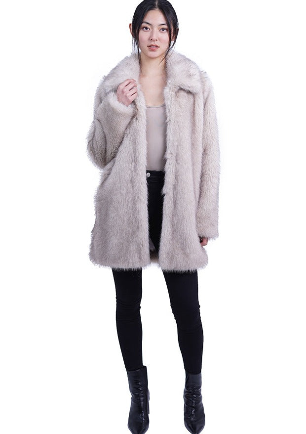 Whistles kumiko 2025 faux fur coat