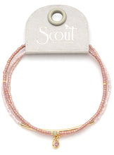 Load image into Gallery viewer, trio miyuki bracelet blush
