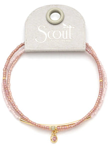 trio miyuki bracelet blush
