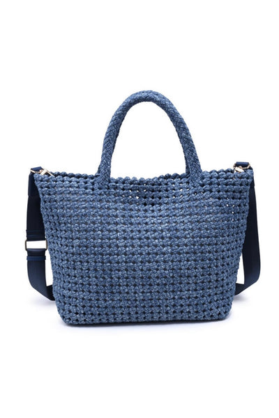 Med woven bag + strap