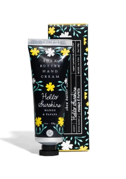 travel hand cream - hello sunshine