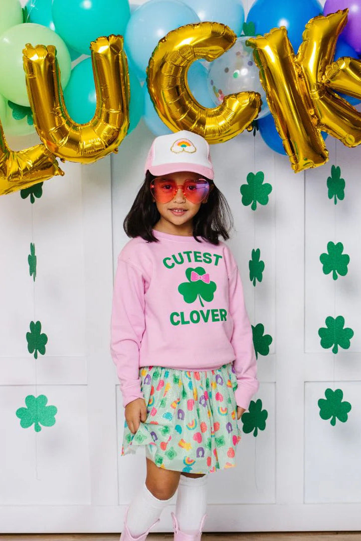 girls cutest clover sweatshirt