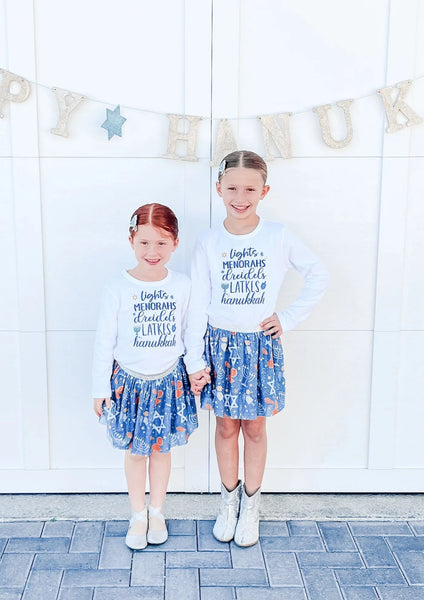 kids hanukkah fun tee