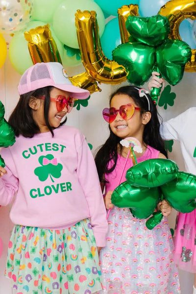 girls cutest clover sweatshirt