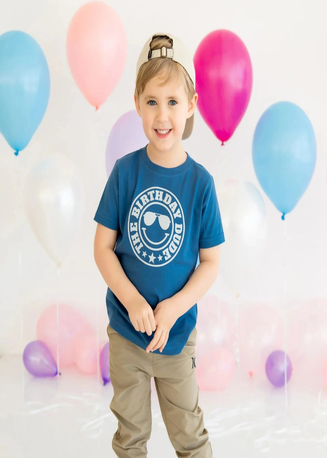 boys birthday dude tee