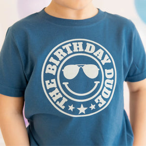 boys birthday dude tee