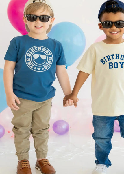 boys birthday dude tee