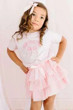 girls bow tiered tutu