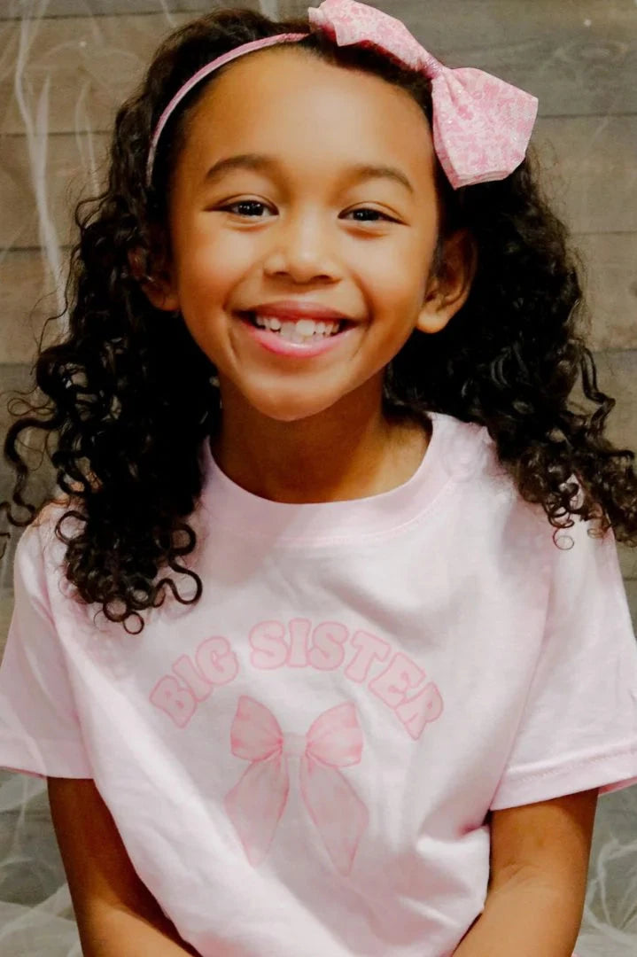 big sister bow t shirt