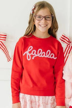 Load image into Gallery viewer, girls falala christmas sweatshirt

