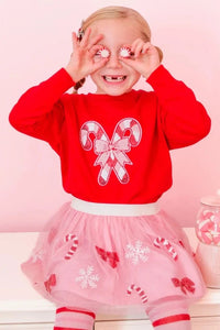 girls candy cane  tutu