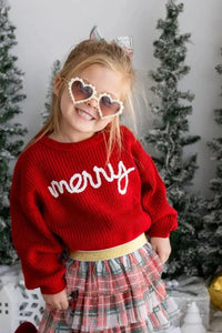 kids merry sweater