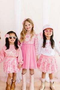 girls coquette bow tutu