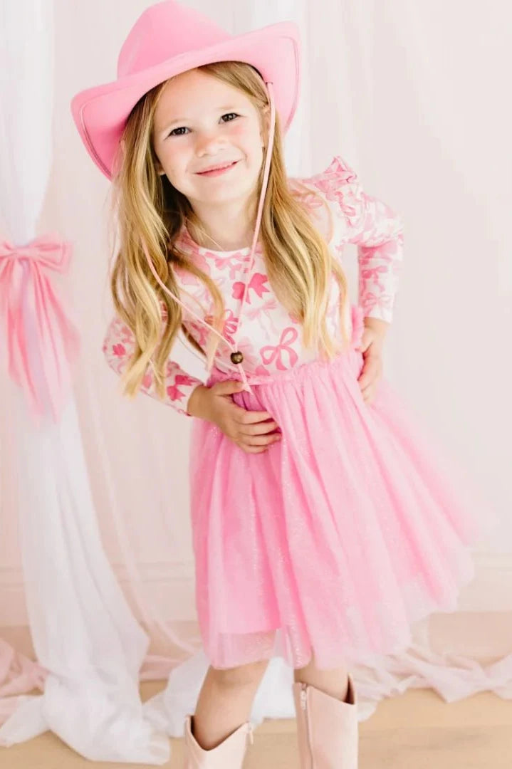 coquette bow tutu dress