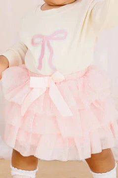 baby bow patch onesie