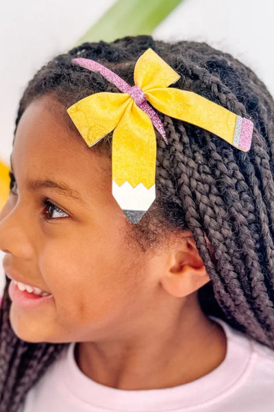 pencil bow headband