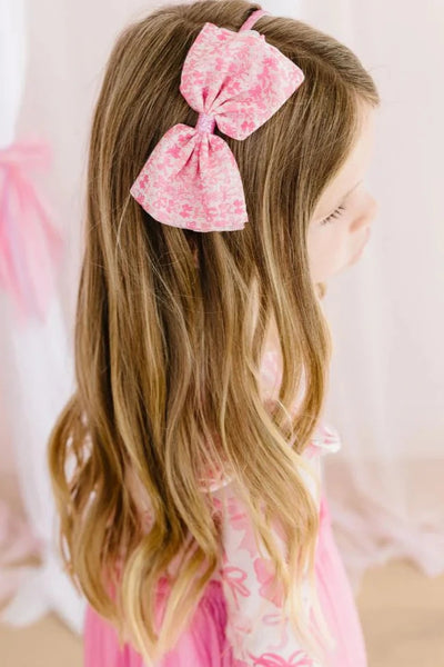girls tulle bow headband
