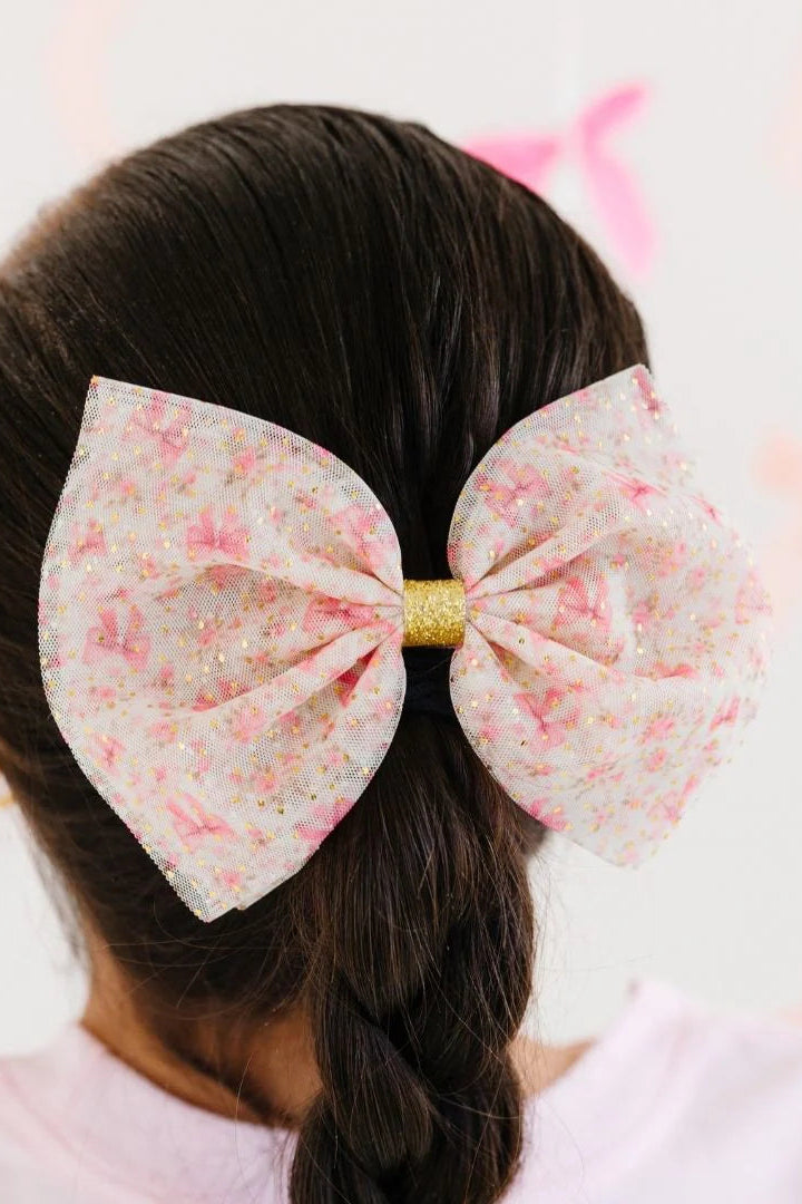 ditsy floral blow clip