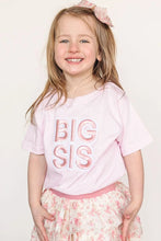 Load image into Gallery viewer, girls big sis patch tee
