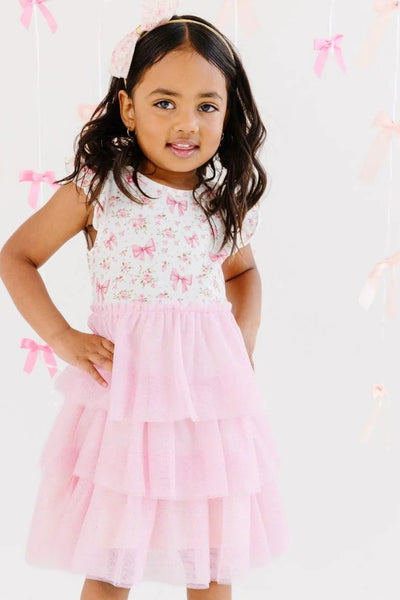 girls ditsy floral tutu dress