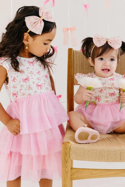 girls ditsy floral tutu dress