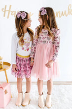 Load image into Gallery viewer, girls hanukkah doodle tee
